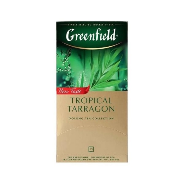 Чай Greenfield Tropical Tarragon зеленый гранулированный 25 пакетиков